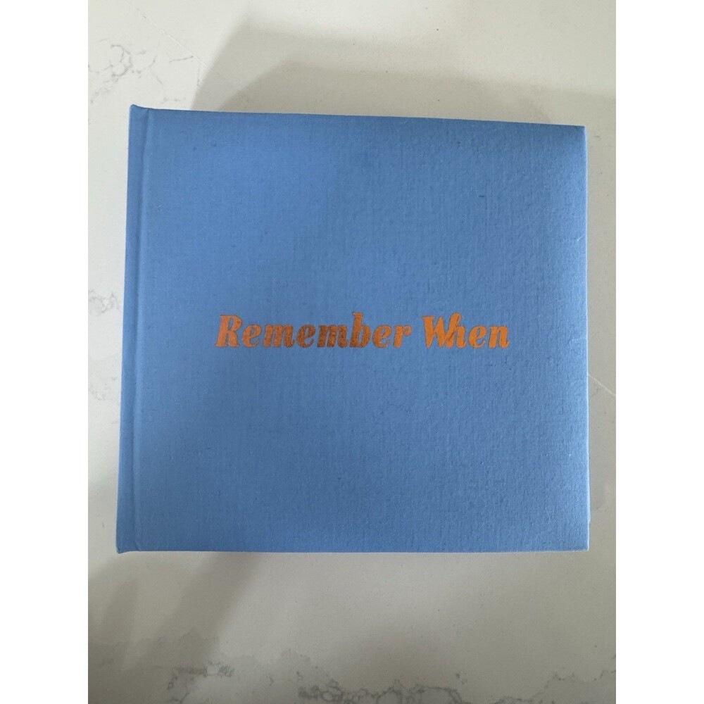 Remember When Blue Memory Book Small Album
